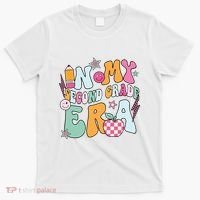 In My Second Grade Era Back To School Retro Groovy 2nd Grade T-Shirt thumb 0