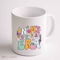 In My Second Grade Era Back To School Retro Groovy 2nd Grade Coffee Mug thumb 1