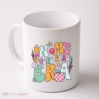 In My Second Grade Era Back To School Retro Groovy 2nd Grade Coffee Mug thumb 0