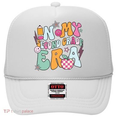 In My Second Grade Era Back To School Retro Groovy 2nd Grade Hat