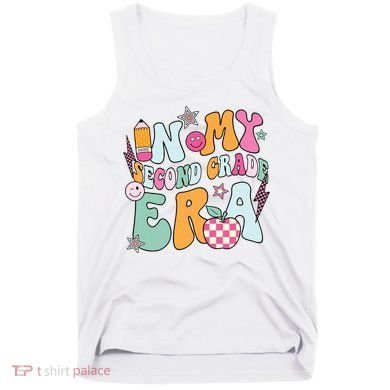 In My Second Grade Era Back To School Retro Groovy 2nd Grade Tank Top