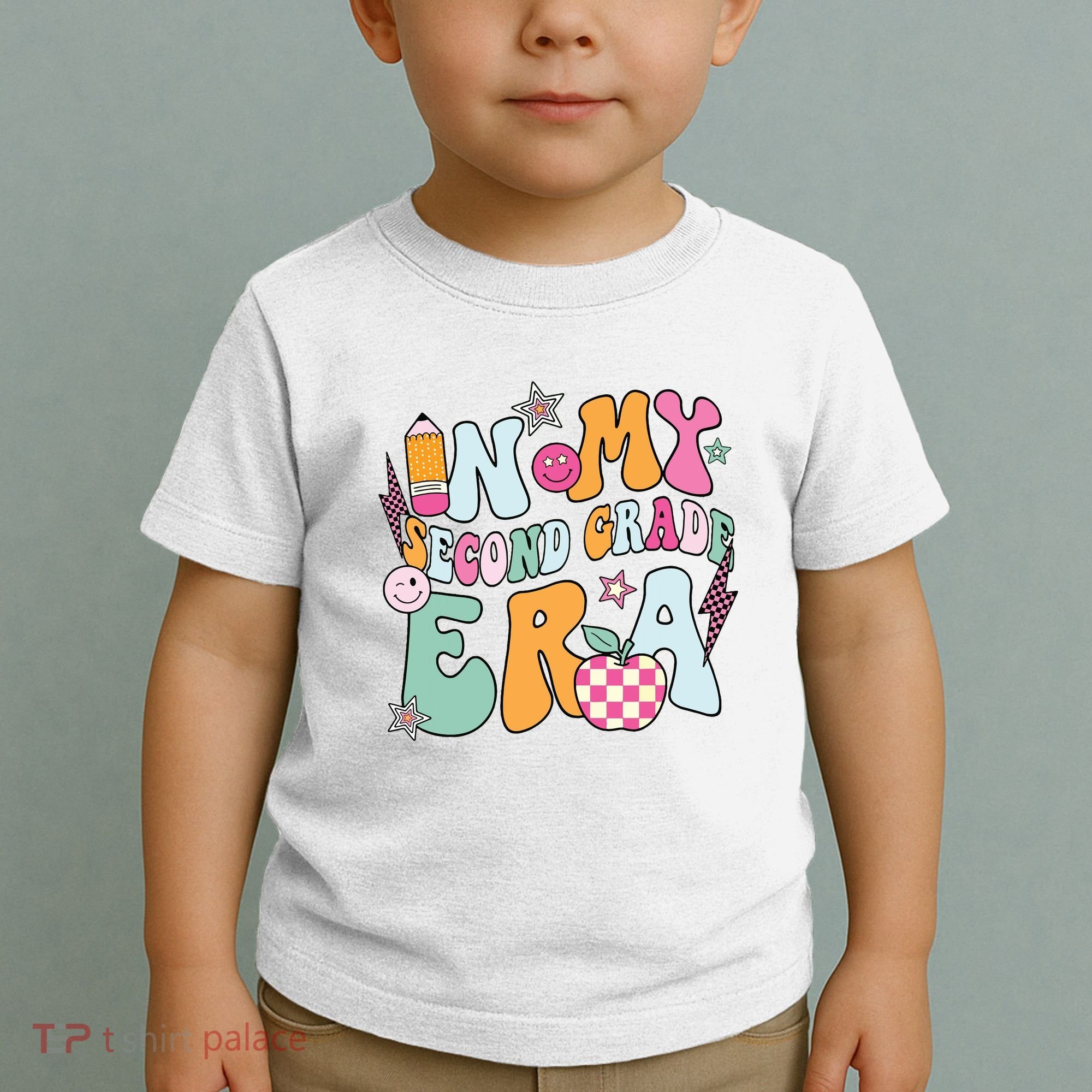 In My Second Grade Era Back To School Retro Groovy 2nd Grade Toddler T-Shirt