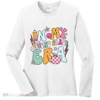 In My Second Grade Era Back To School Retro Groovy 2nd Grade Women's Long Sleeve Shirt thumb 0