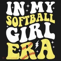 In My Softball Girl Era Retro Groovy Softball Girl Women's Tank Top thumb 5