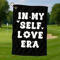 In My Self Love Era Golf Towel thumb 1
