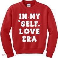In My Self Love Era Kids Sweatshirt thumb 0