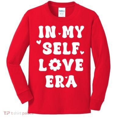 In My Self Love Era Kids Long Sleeve Shirt
