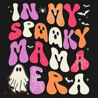 In My Spooky Mama Era Groovy Halloween Mama Spooky Grandma Funny Gift Bucket Hat thumb 4