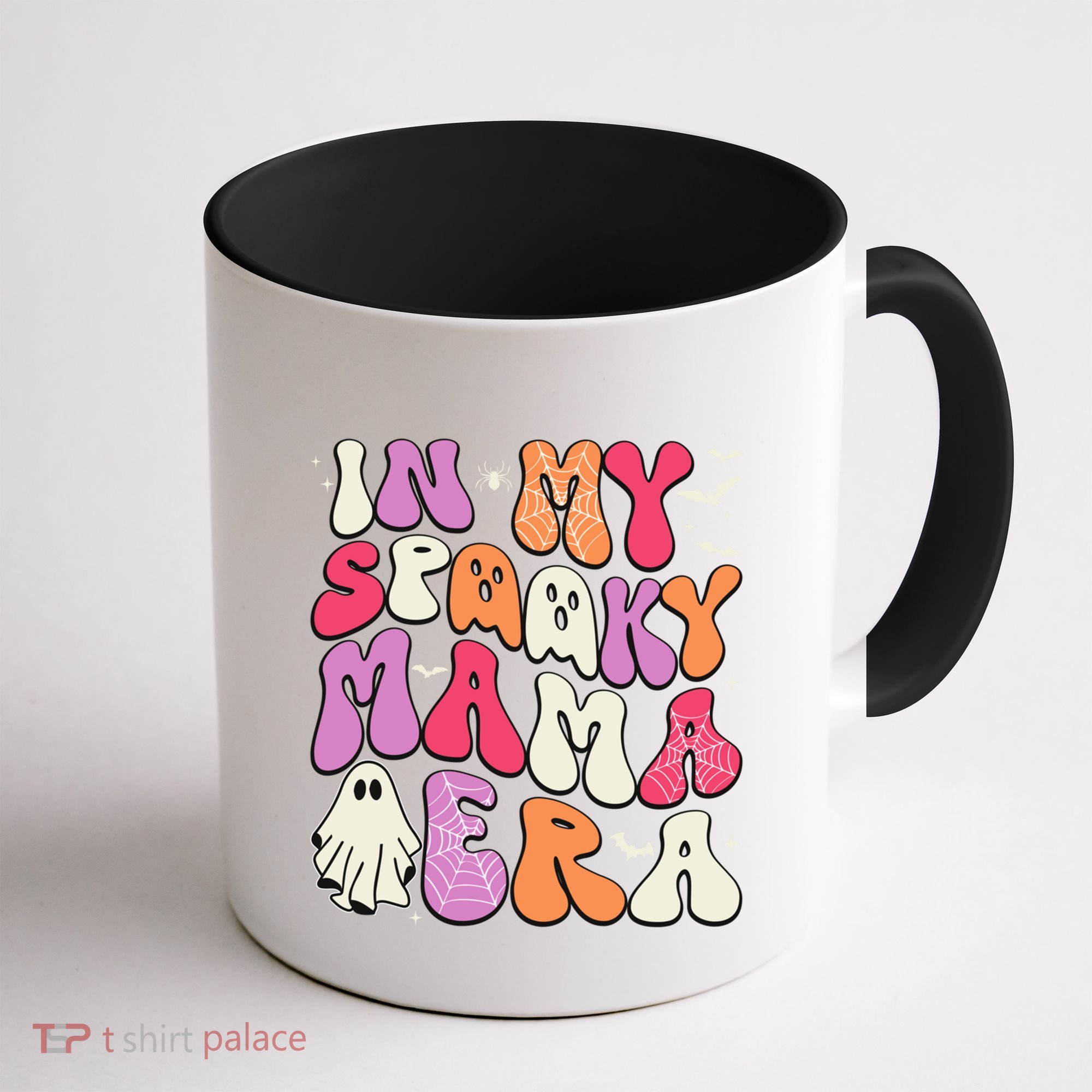 In My Spooky Mama Era Groovy Halloween Mama Spooky Grandma Funny Gift Coffee Mug