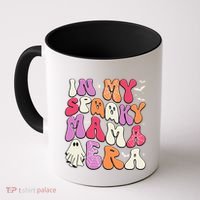 In My Spooky Mama Era Groovy Halloween Mama Spooky Grandma Funny Gift Coffee Mug thumb 0