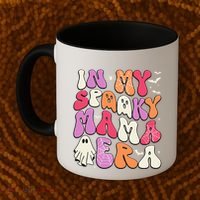 In My Spooky Mama Era Groovy Halloween Mama Spooky Grandma Funny Gift Coffee Mug thumb 2