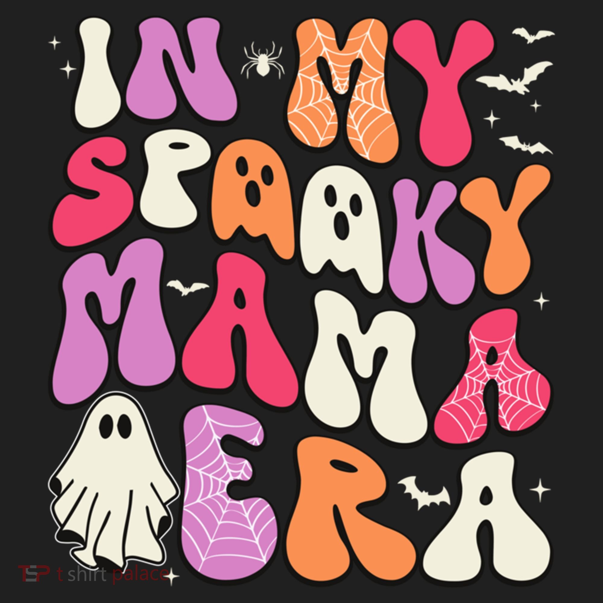 In My Spooky Mama Era Groovy Halloween Mama Spooky Grandma Funny Gift Hat