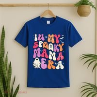 In My Spooky Mama Era Groovy Halloween Mama Spooky Grandma Funny Gift T-Shirt thumb 2