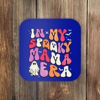 In My Spooky Mama Era Groovy Halloween Mama Spooky Grandma Funny Gift Coaster thumb 0