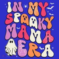In My Spooky Mama Era Groovy Halloween Mama Spooky Grandma Funny Gift Polo thumb 2