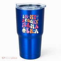 In My Spooky Mama Era Groovy Halloween Mama Spooky Grandma Funny Gift Tumbler thumb 0