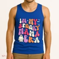 In My Spooky Mama Era Groovy Halloween Mama Spooky Grandma Funny Gift Tank Top thumb 3