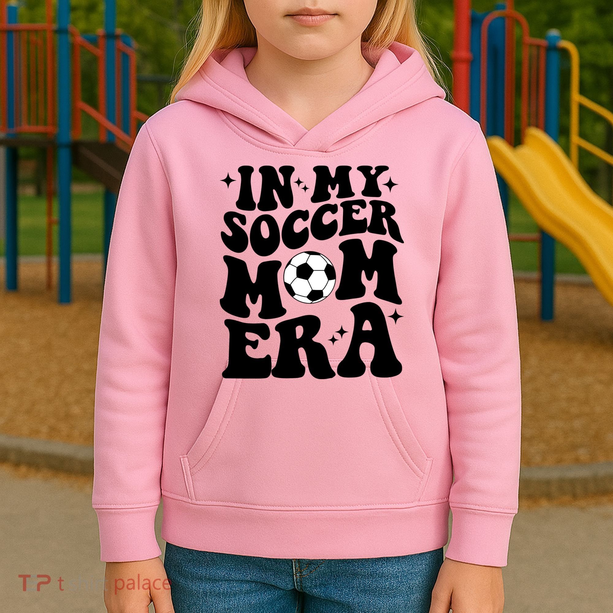 In My Soccer Mom Era Kids Hoodie