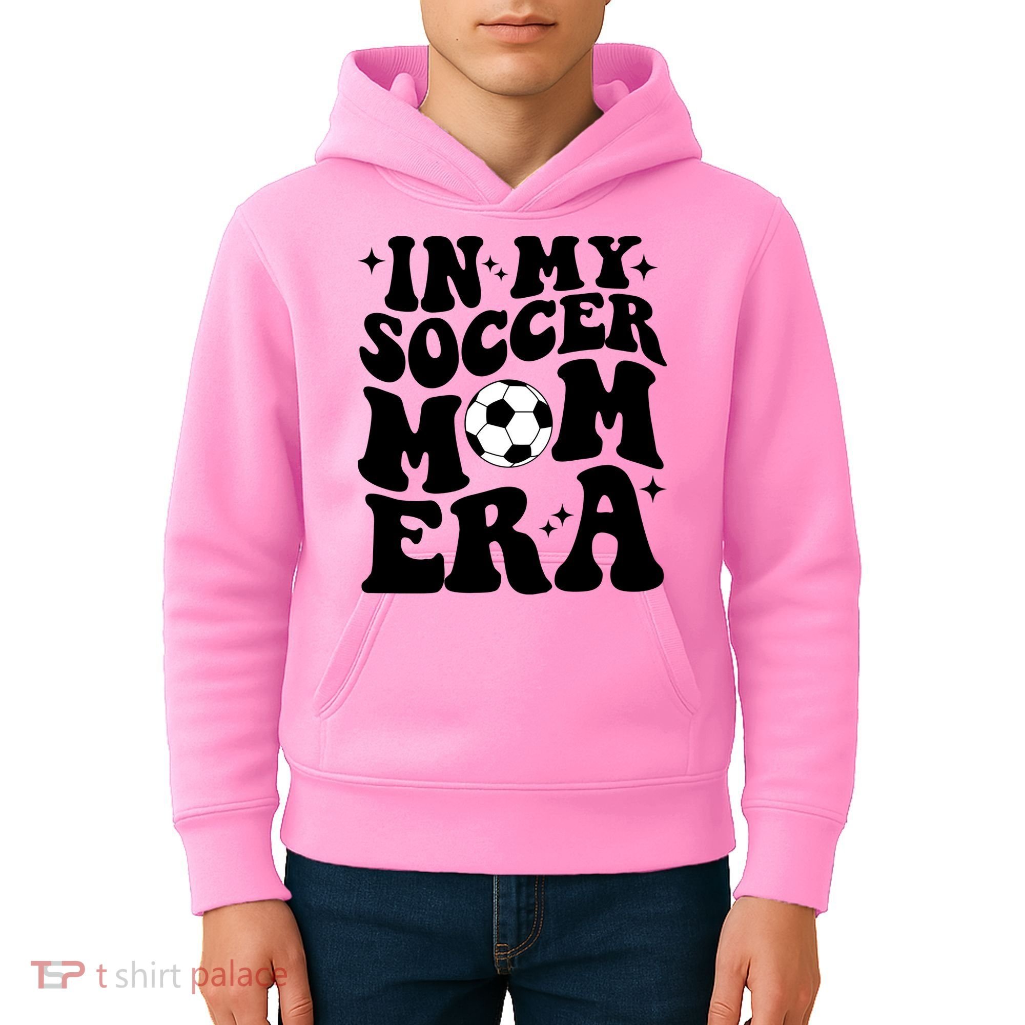 In My Soccer Mom Era Kids Hoodie