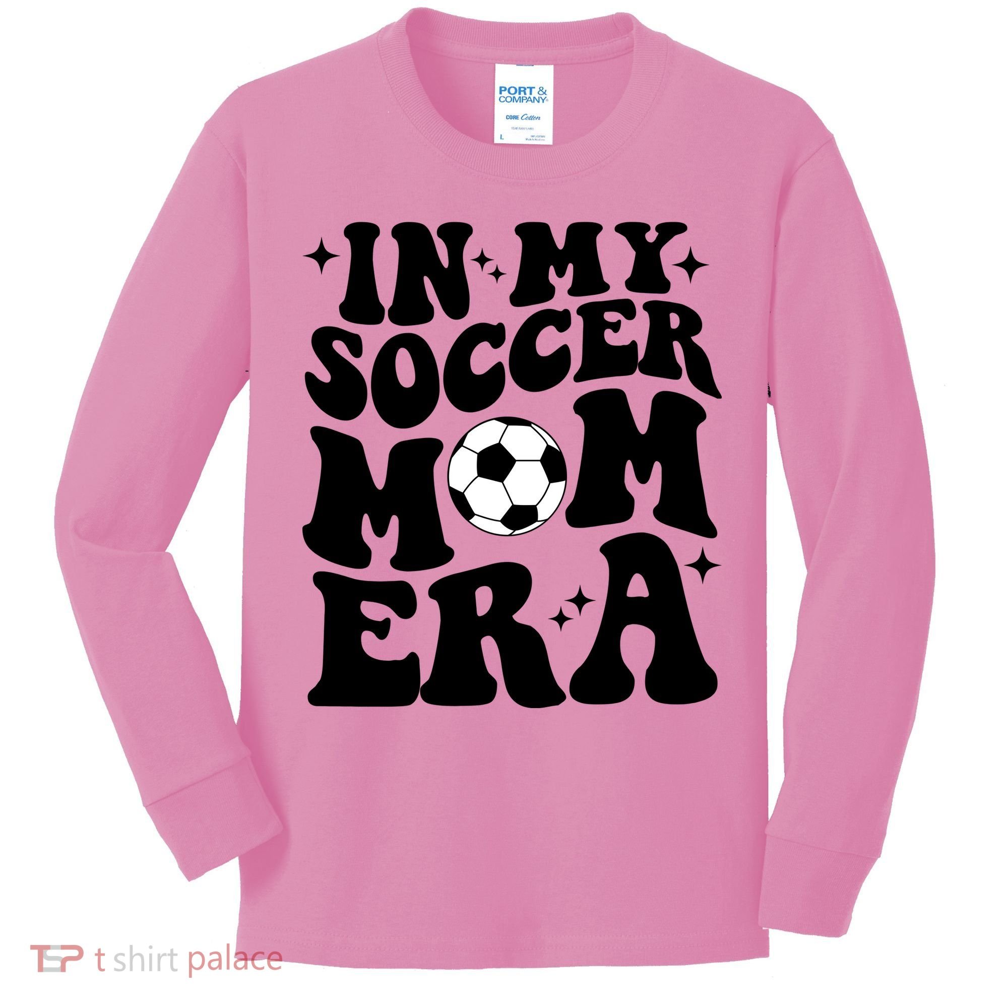 In My Soccer Mom Era Kids Long Sleeve Shirt