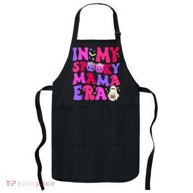 In My Spooky Mama Era Halloween Groovy Witchy Spooky Mom Apron