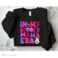 In My Spooky Mama Era Halloween Groovy Witchy Spooky Mom Sweatshirt thumb 2