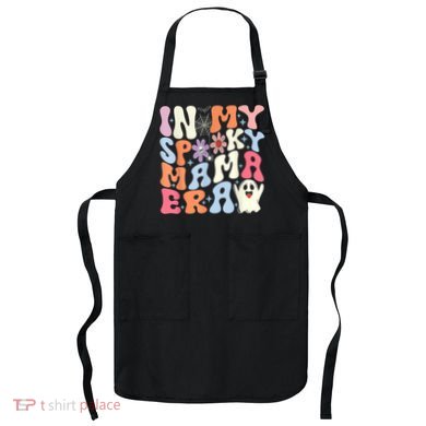 In My Spooky Mama Era Halloween Groovy Witchy Spooky Mom Gift Apron