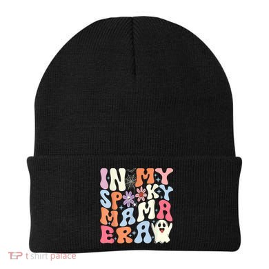 In My Spooky Mama Era Halloween Groovy Witchy Spooky Mom Gift Beanie