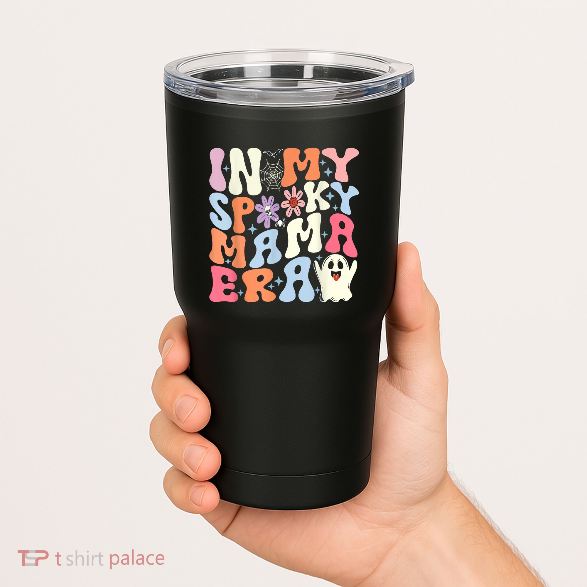 In My Spooky Mama Era Halloween Groovy Witchy Spooky Mom Gift Tumbler