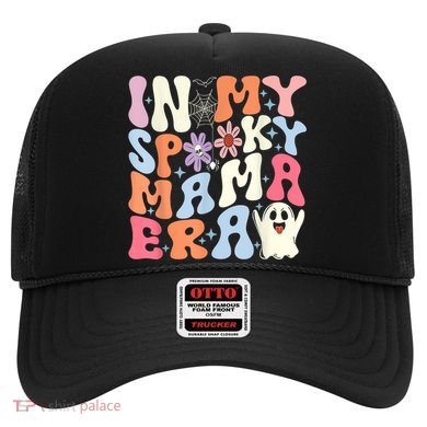 In My Spooky Mama Era Halloween Groovy Witchy Spooky Mom Gift Hat