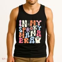 In My Spooky Mama Era Halloween Groovy Witchy Spooky Mom Gift Tank Top thumb 3