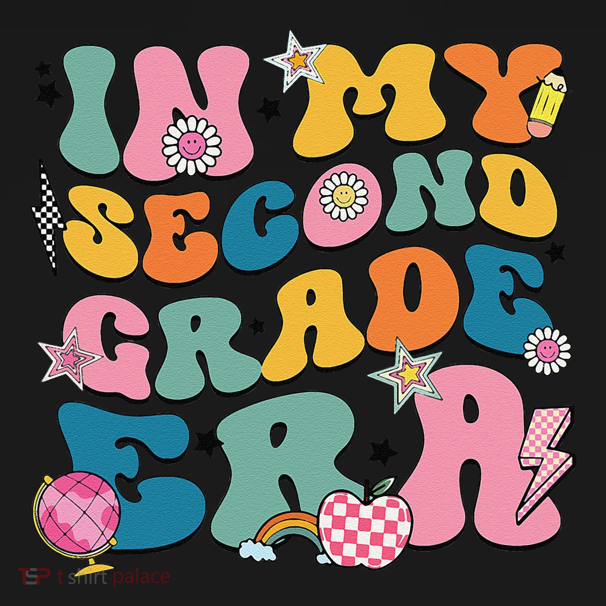 In My Second Grade Era Back To School 2nd Grade Teacher Toddler Hoodie