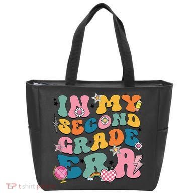 In My Second Grade Era Back To School 2nd Grade Teacher Tote Bag