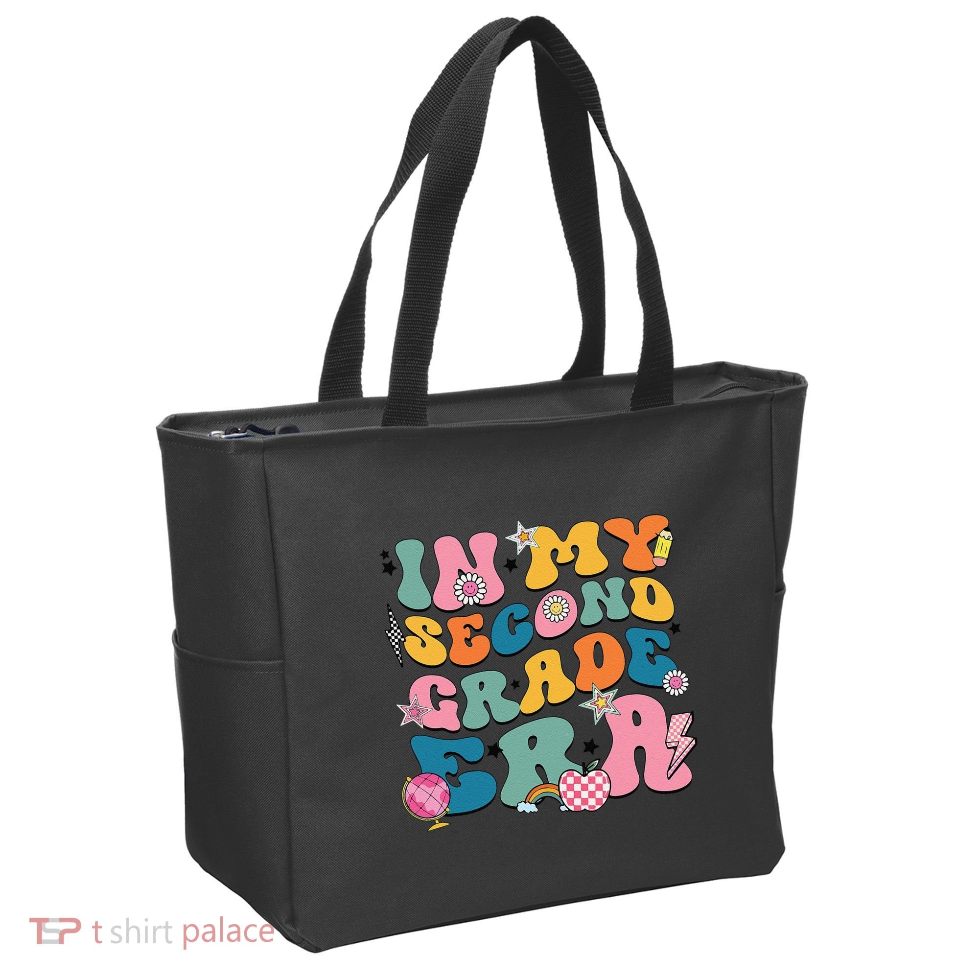 In My Second Grade Era Back To School 2nd Grade Teacher Tote Bag