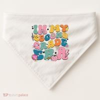In My Second Grade Era Back To School 2nd Grade Teacher USA-Made Doggie Bandana thumb 0