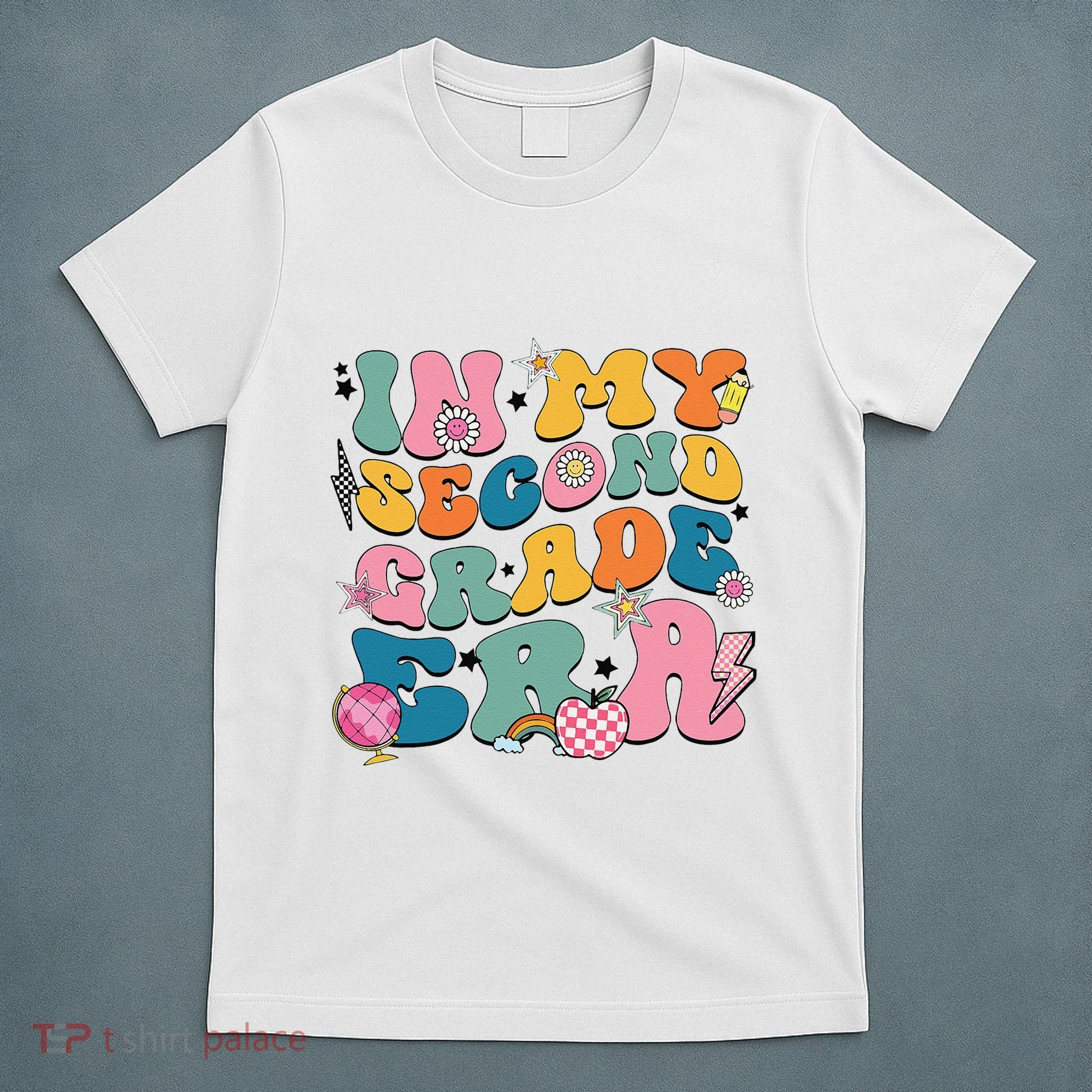 In My Second Grade Era Back To School 2nd Grade Teacher T-Shirt