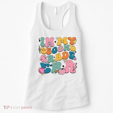 In My Second Grade Era Back To School 2nd Grade Teacher Women's Tank Top