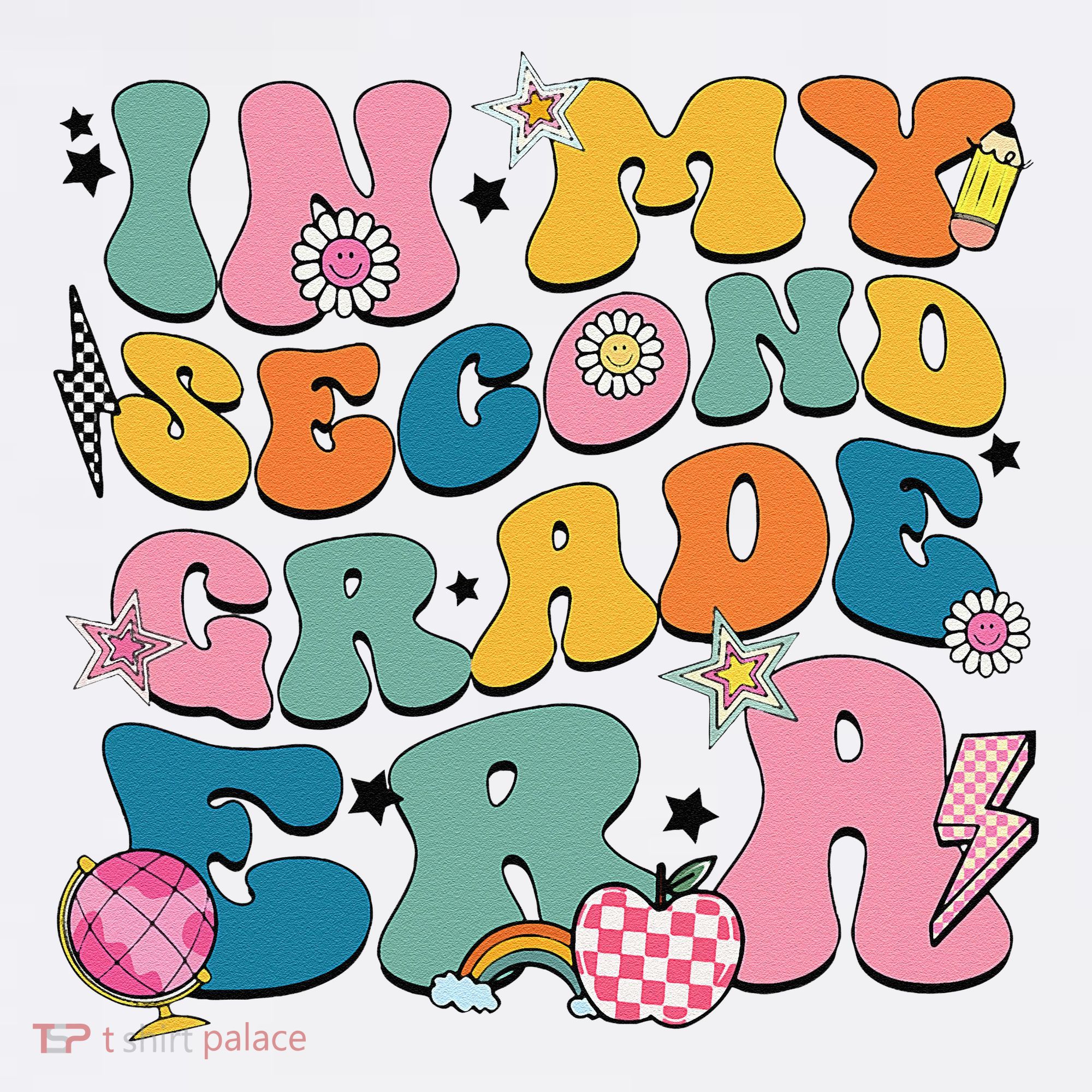 In My Second Grade Era Back To School 2nd Grade Teacher Women's Tank Top