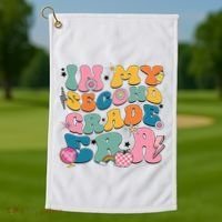 In My Second Grade Era Back To School 2nd Grade Teacher Golf Towel thumb 1