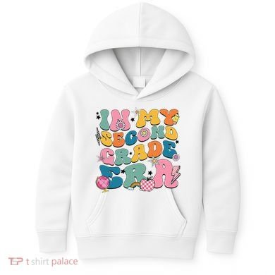 In My Second Grade Era Back To School 2nd Grade Teacher Kids Hoodie