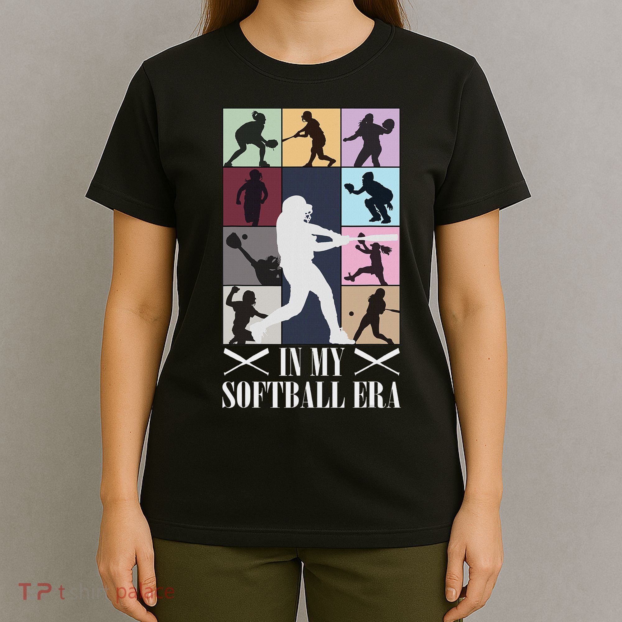 In My Softball Era Funny Softball Girl Player Lover T-Shirt