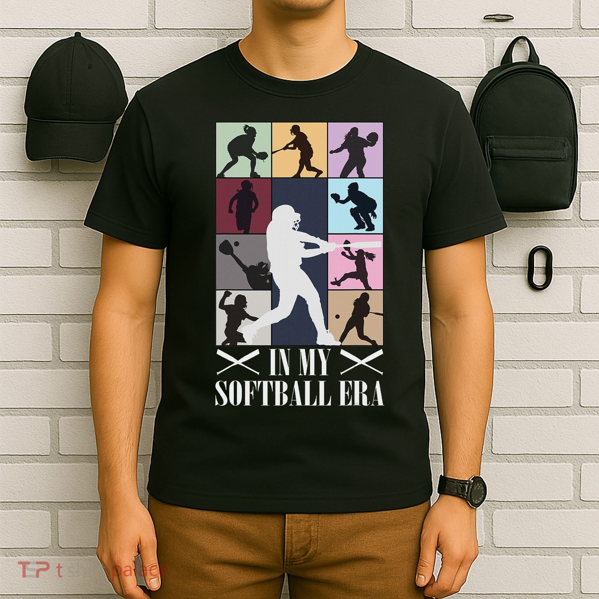 In My Softball Era Funny Softball Girl Player Lover T-Shirt