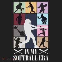 In My Softball Era Funny Softball Girl Player Lover Beanie thumb 2