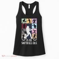 In My Softball Era Funny Softball Girl Player Lover Women's Tank Top thumb 0