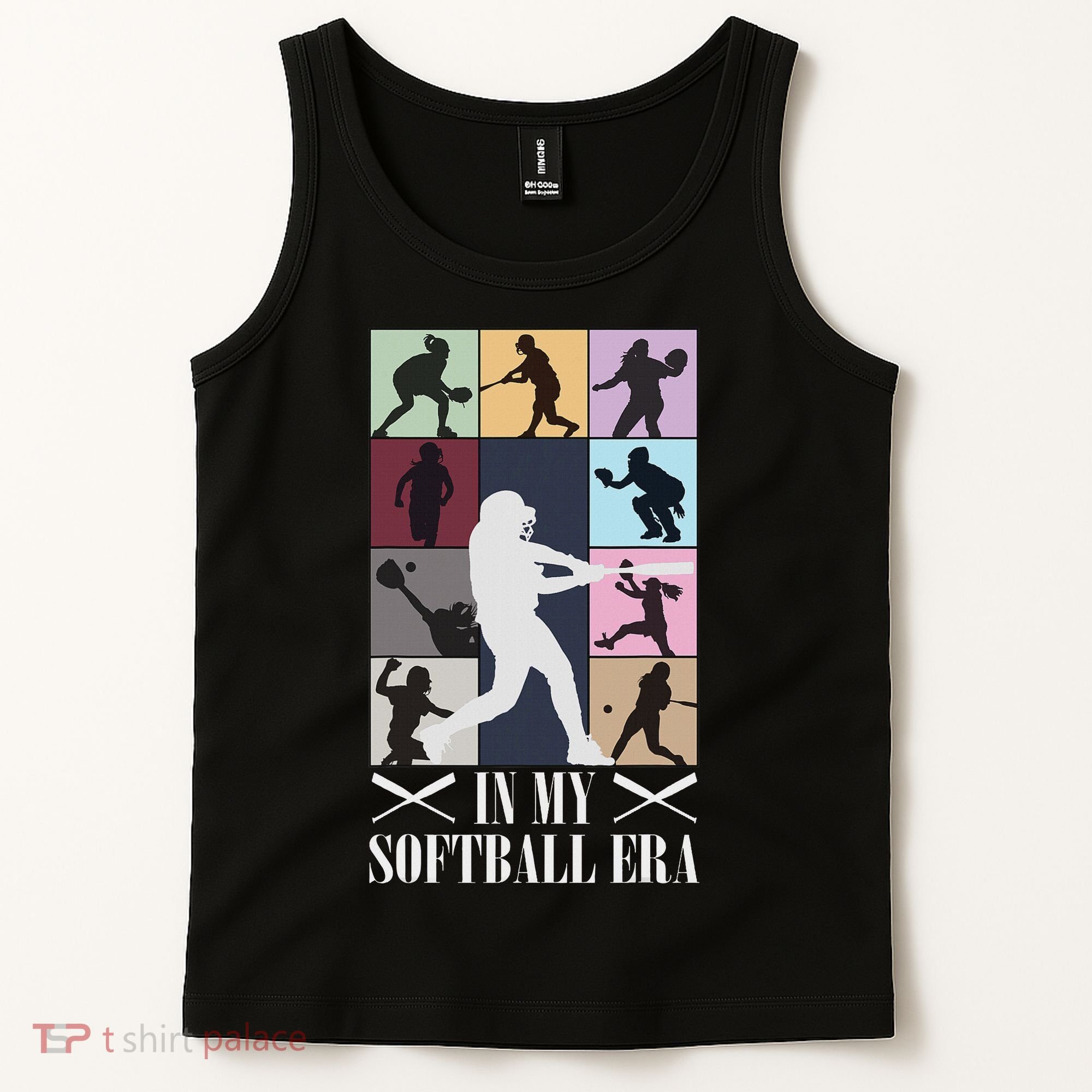 In My Softball Era Funny Softball Girl Player Lover Tank Top
