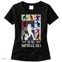 In My Softball Era Funny Softball Girl Player Lover Women's T-Shirt thumb 0