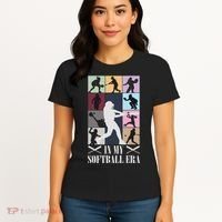In My Softball Era Funny Softball Girl Player Lover Women's T-Shirt thumb 4