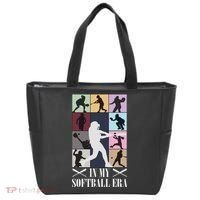 In My Softball Era Funny Softball Girl Player Lover Tote Bag thumb 0
