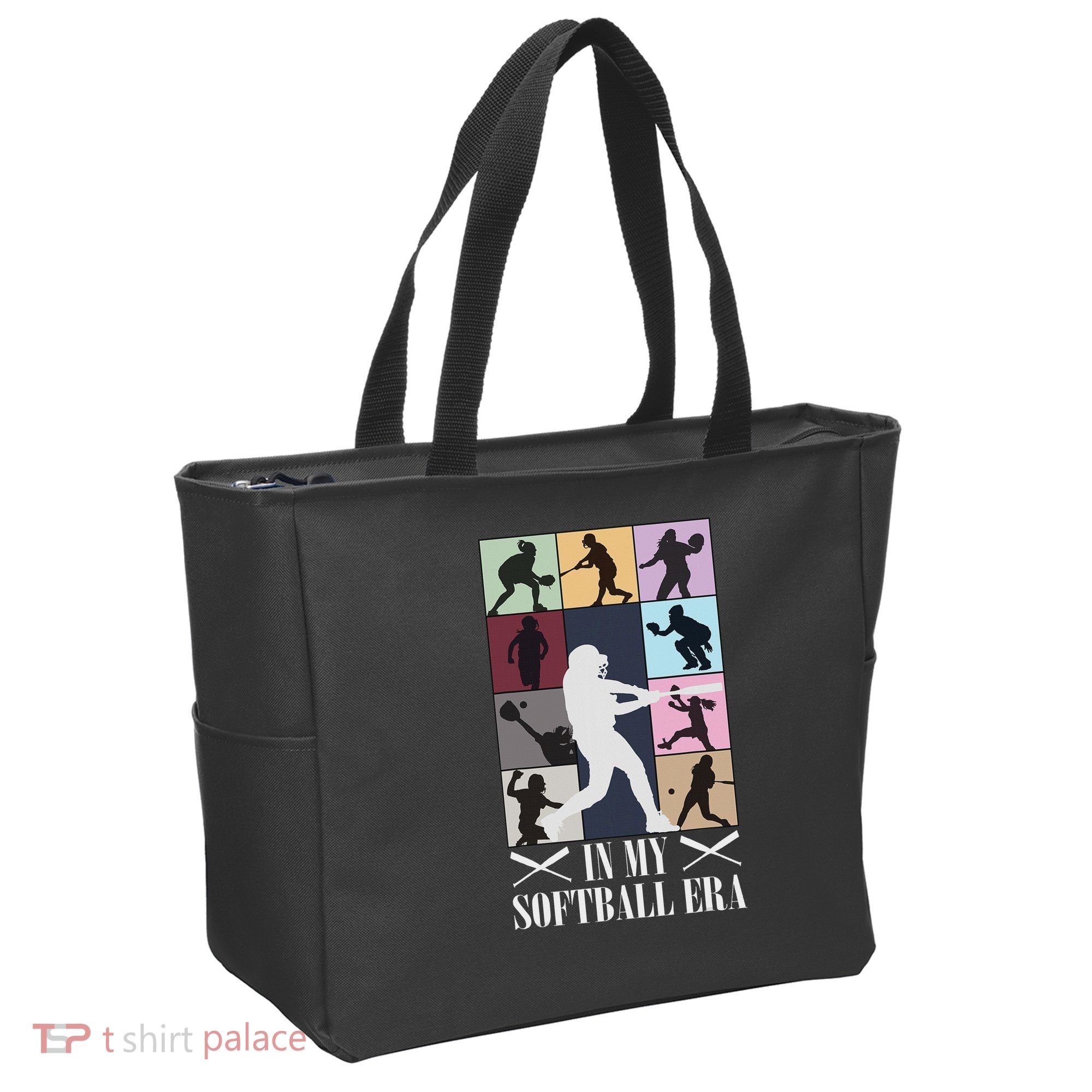 In My Softball Era Funny Softball Girl Player Lover Tote Bag