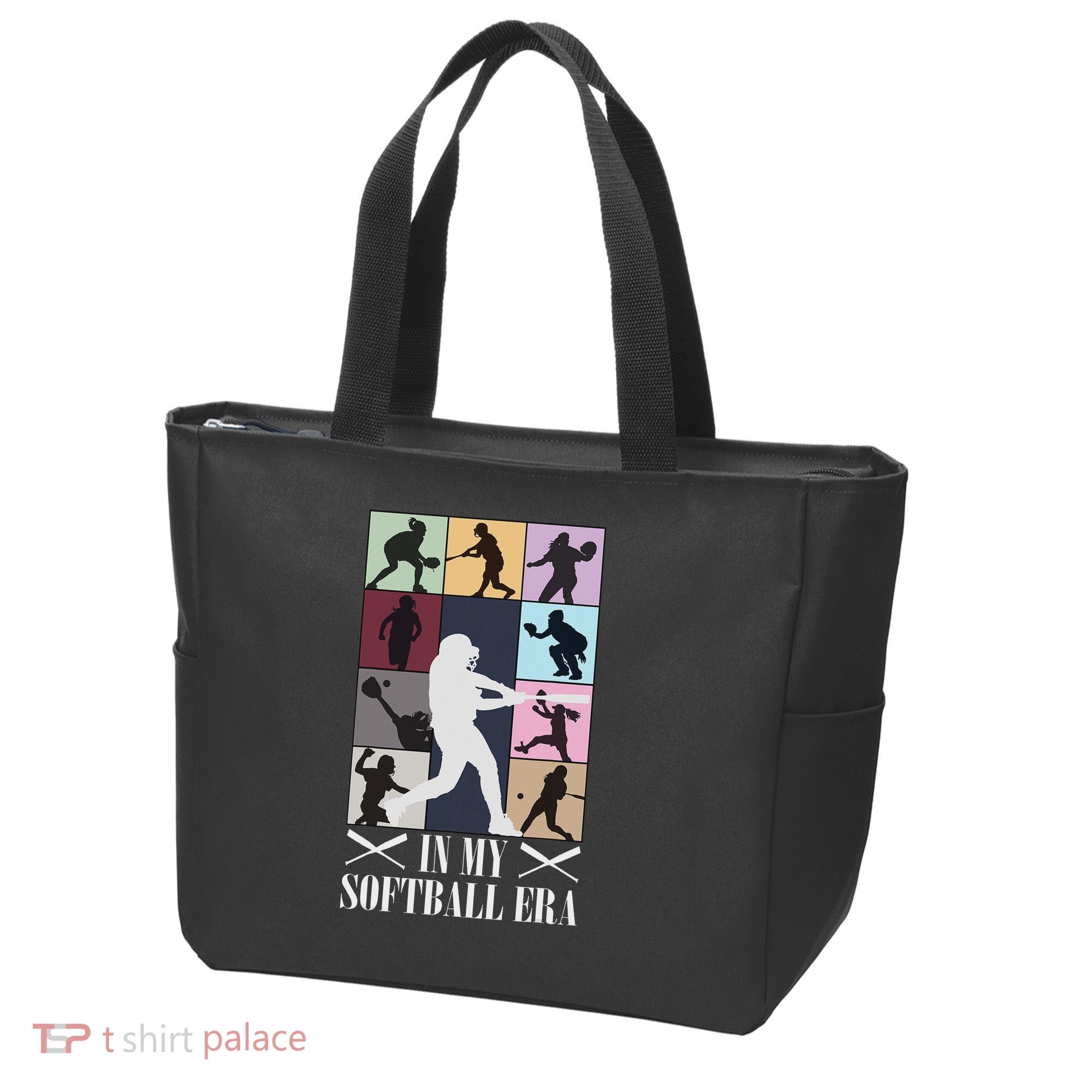 In My Softball Era Funny Softball Girl Player Lover Tote Bag